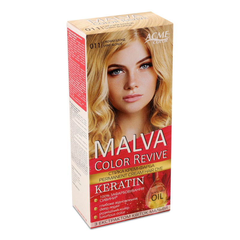 Крем-фарба д/волосся Color Revive 011 сяючий блонд Malva