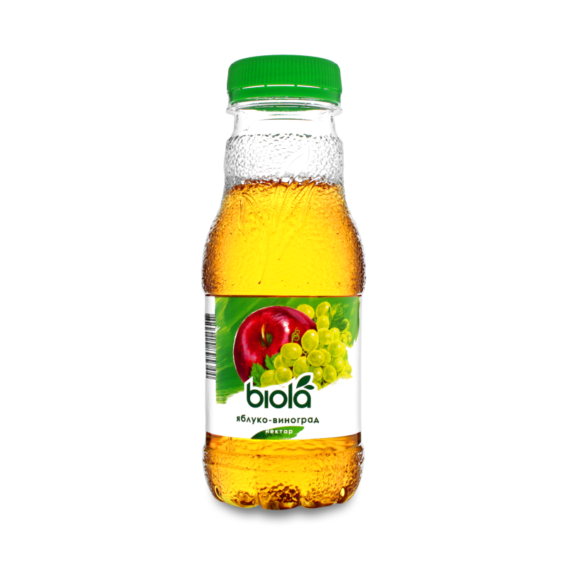 Нектар Яблуко-виноград 0,25л пет Біола