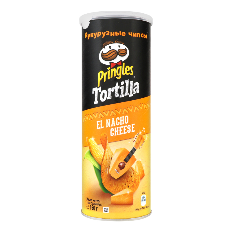 Чiпси кукурудзянi Tortilla Pringles к/у