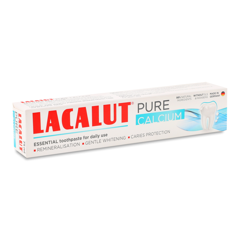 Паста зубна Pure Calcium 75мл Lacalut