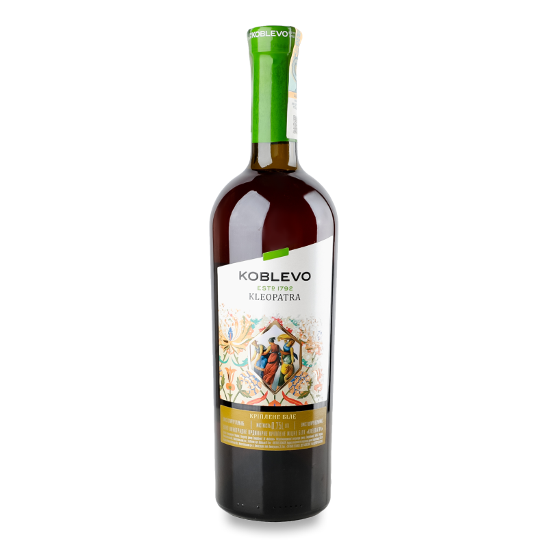 Вино Kleopatra біле міцне 17% 0,75л Koblevo