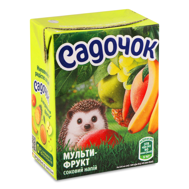 Нектар Мультифрукт 0,2л т/п Садочок