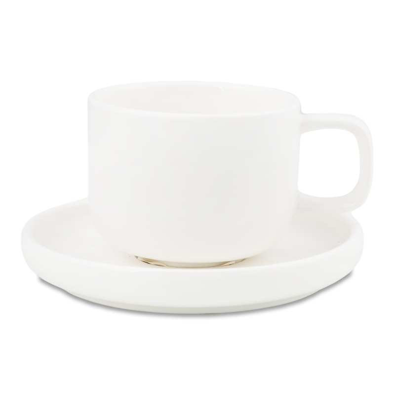 Чашка 100мл з блюдцем порцеляна KYYW687
