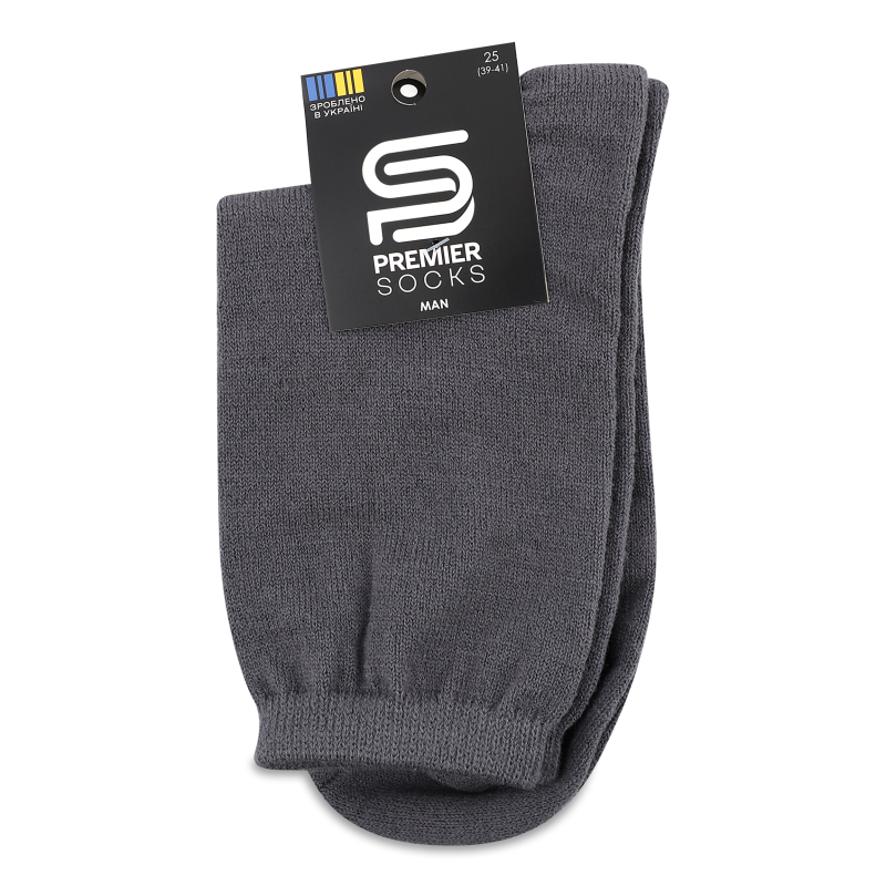 Шкарпетки чоловічі напіввовна р.25 Premier Socks