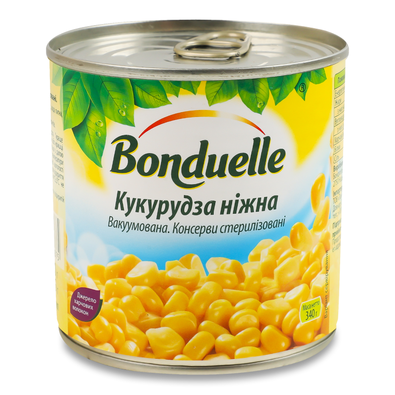 Кукурудза ніжна 340г ж/б Bonduelle
