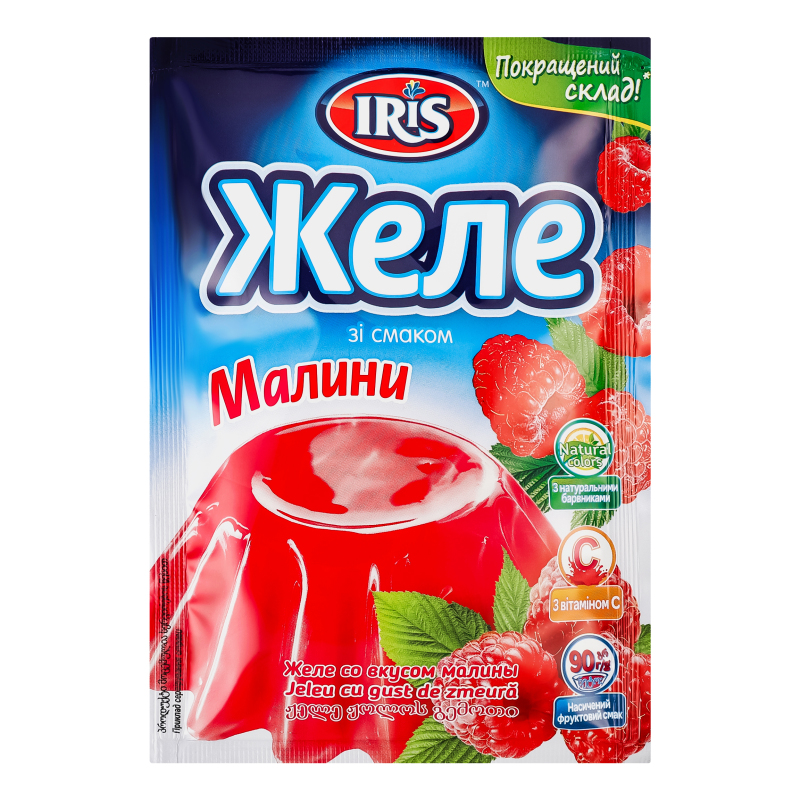Желе зі смаком малини Iris м/у