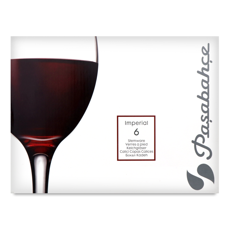Келих д/вина Imperial 255мл 6шт Pasabahce
