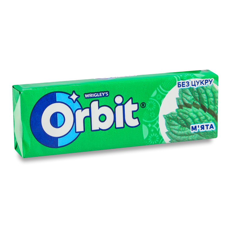 Гумка жувальна Spearmint 14г Orbit