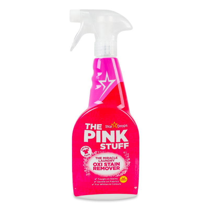 Спрей-плямовивідник д/всіх тканин 500мл Пінк Стафф