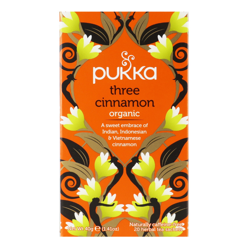 Суміш трав'яна органічна Three cinnamon Pukka к/у