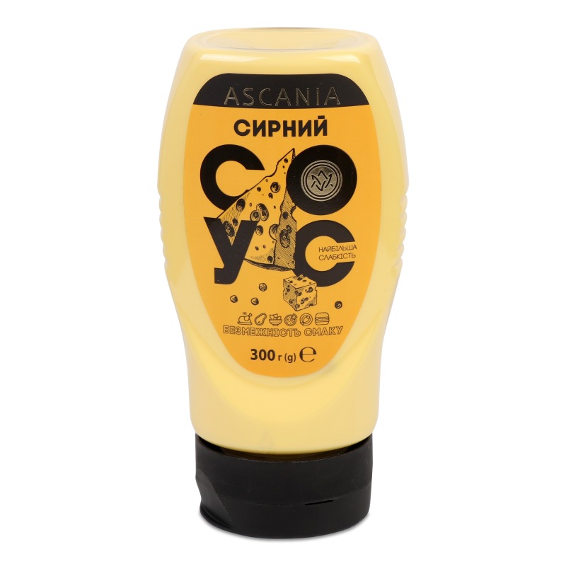 Соус Сирний 300мл пет перевернутий Асканія