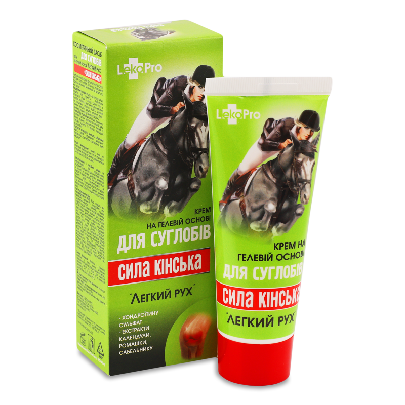 Крем-гель д/суглобів Сила коня Легкий рух 75мл ЛекоПро