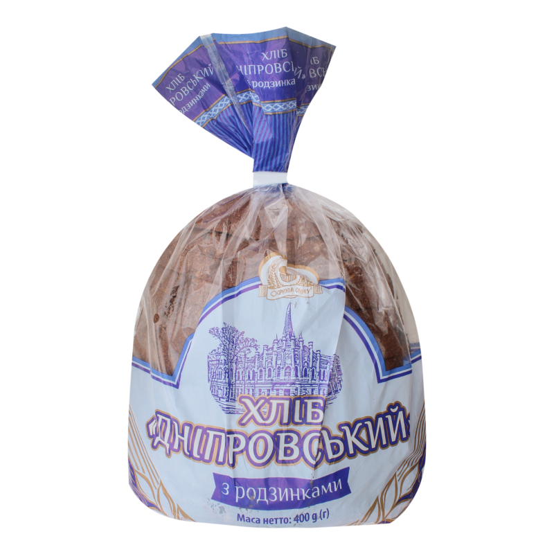Хліб з родзинками Дніпровський Формула смаку м/у