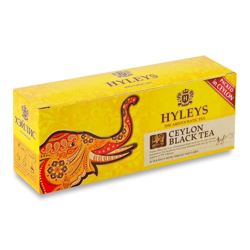 Чай Цейлонський чорний дрібний 20*1,5г Hyleys