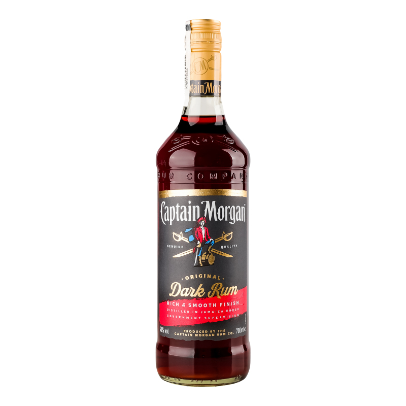 Ром 0.7л 40% Dark Captain Morgan бут Captain Morgan(10087000652283