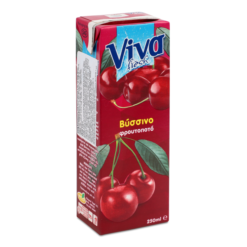 Напій безалкогольний Кисла вишня 250мл т/п Viva Fresh