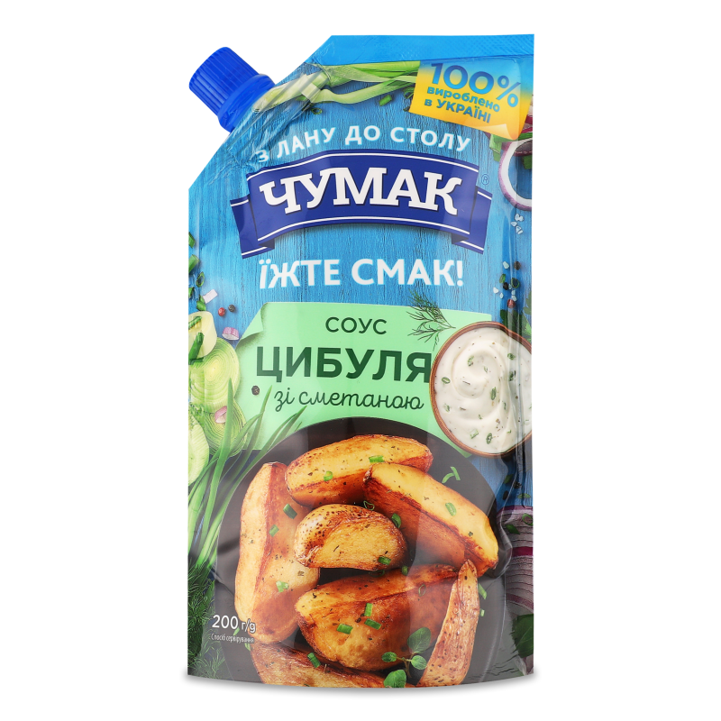 Соус Цибуля з сметаною 200г д/п Чумак