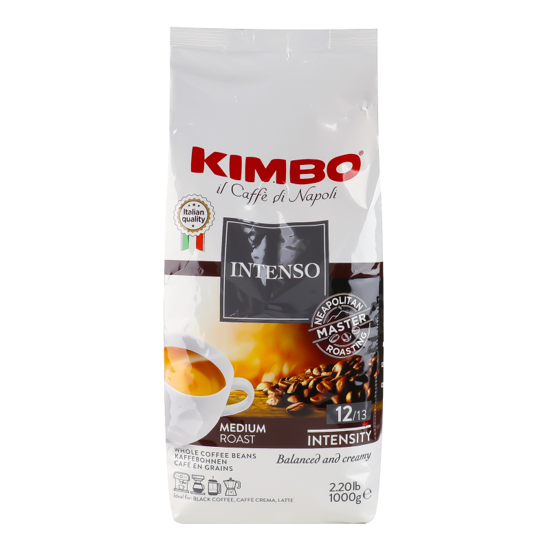 Кофе натуральный жареный в зернах Intenso Kimbo м/у 1кг Kimbo ...