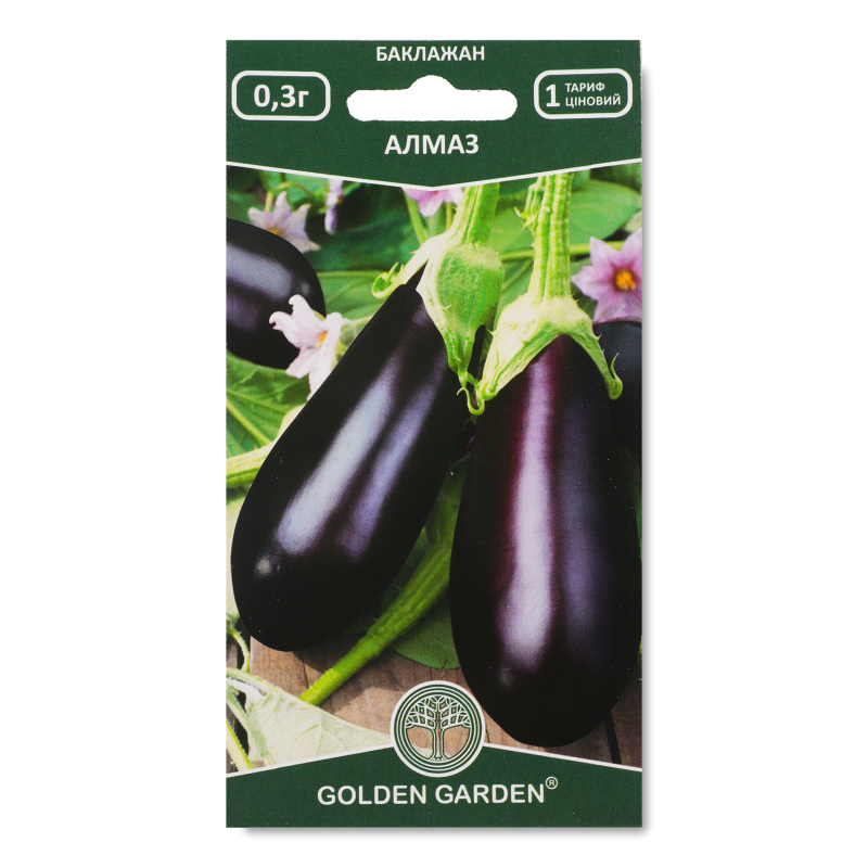 Насіння баклажан Алмаз 0,3г Голден Гаден