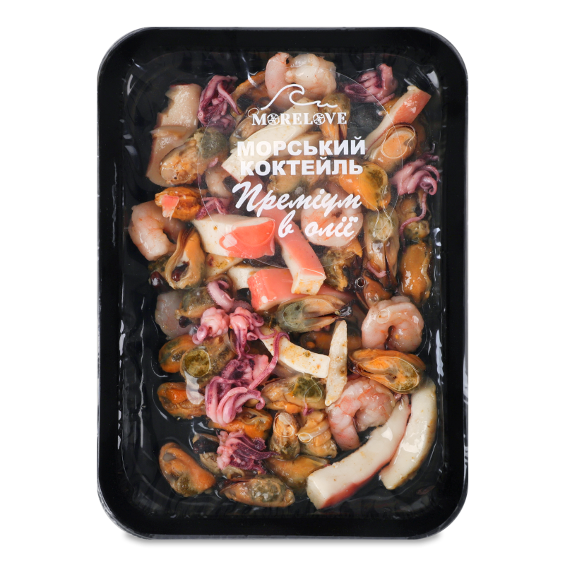 Коктейль морський Преміум в олії 240г Morelove