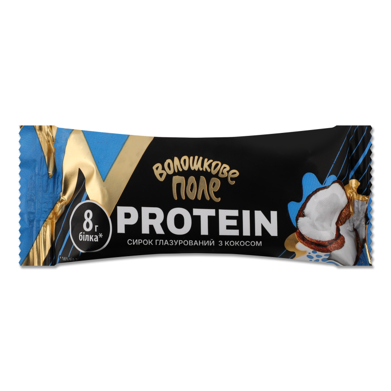 Сирок глазурований Protein з кокосом 18% 36г Волошкове поле