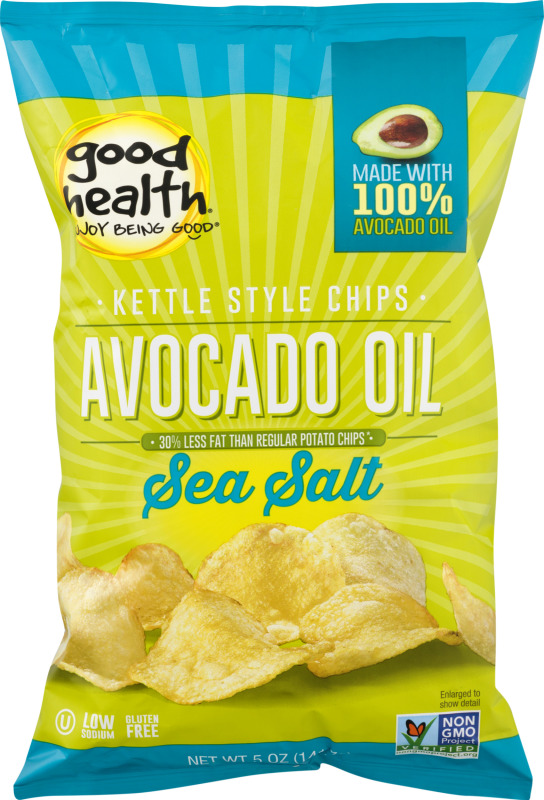 Good Health Avocado Oil Kettle Style Chips Sea Salt Good Health