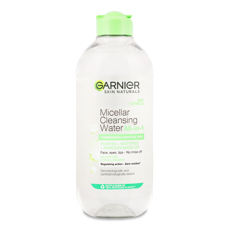 Вода міцелярна Скін Нейчералз д/комбінованої шкіри 400мл Гарньє