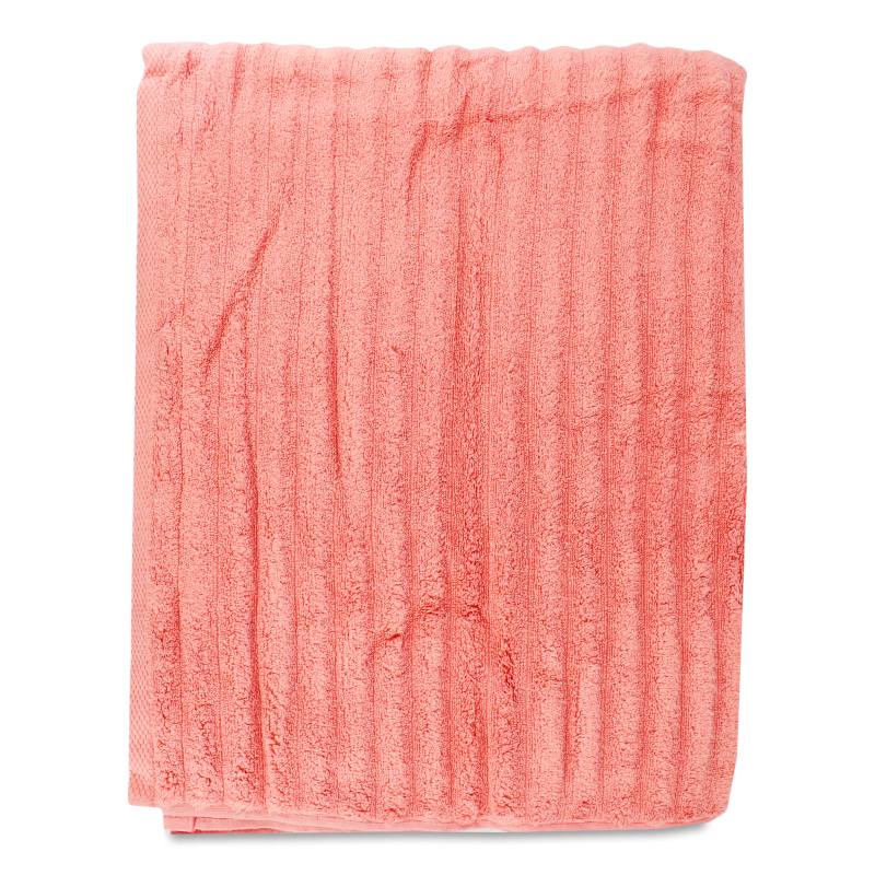 Рушник Бабл світло-теракотовий махровий зеро твіст 100*150см 600г/м2 ГМ Текстайл