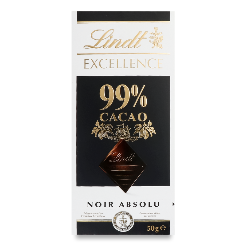 Шоколад Екселенс Швейцарський 99% 50г Ліндт