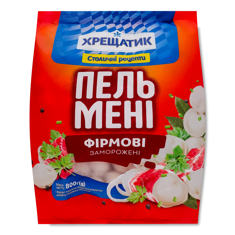 Пельмені Фірмові 800г Хрещатик