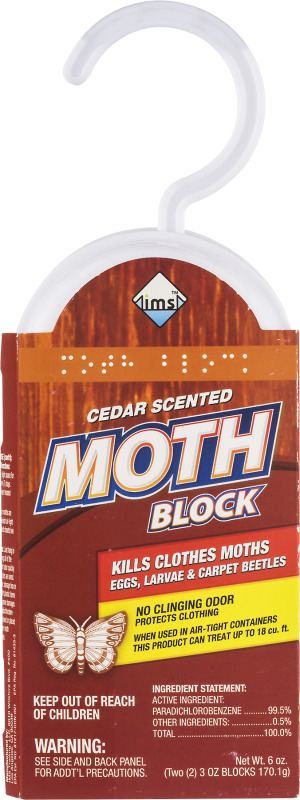 Moth Block IMS Cedar Scented Moth Block IMS(856091000036): customers reviews ...