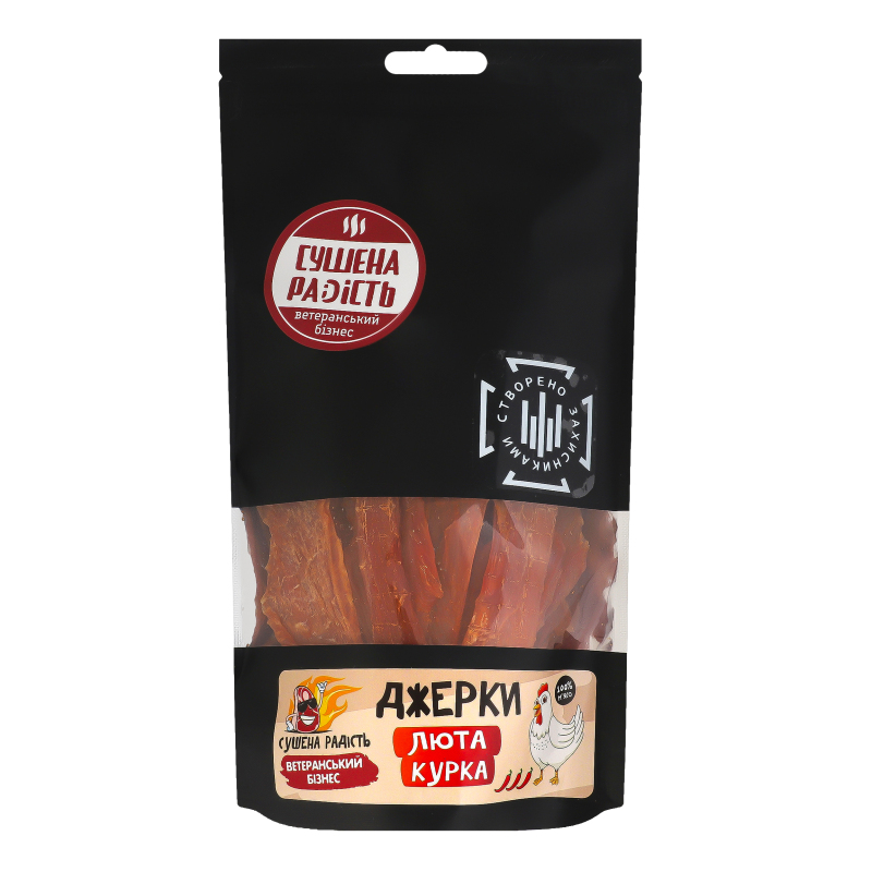Джерки Люта курка Сушена радість д/п