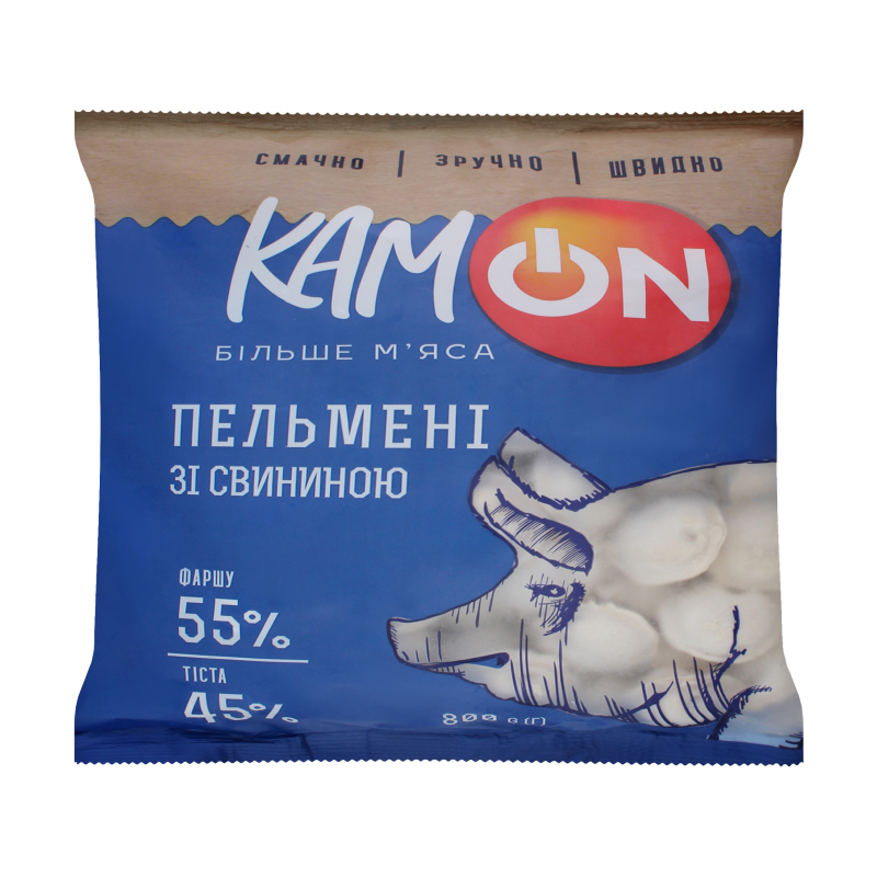 Пельмені зі свининою Kamon м/у