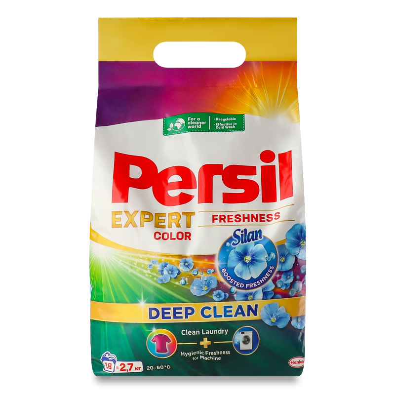 Порошок пральний Експерт Свіжість від Сілан Діп Клін Колор автомат 2,7кг Персіл