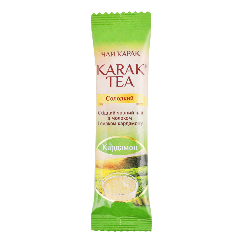 Чай чорний східний з молоком солодкий Кардамон Karak Tea стік