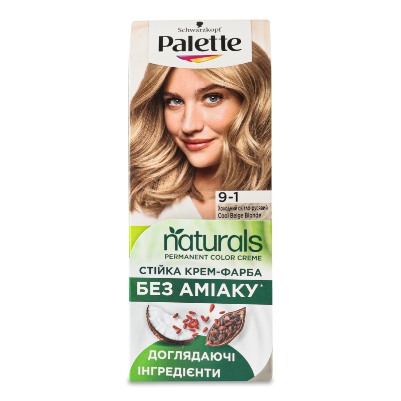 Крем-фарба д/волосся Нейчералс 9-1 Холодний світло-русявий Палет