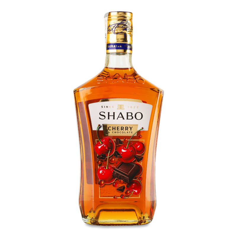 Напій спиртний Вишня та шоколад 30% 0,5л Shabo