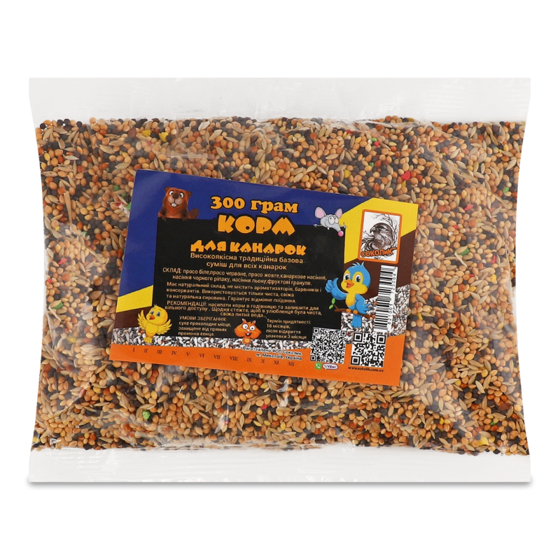 Корм д/канарок 300г СОКОЛиК