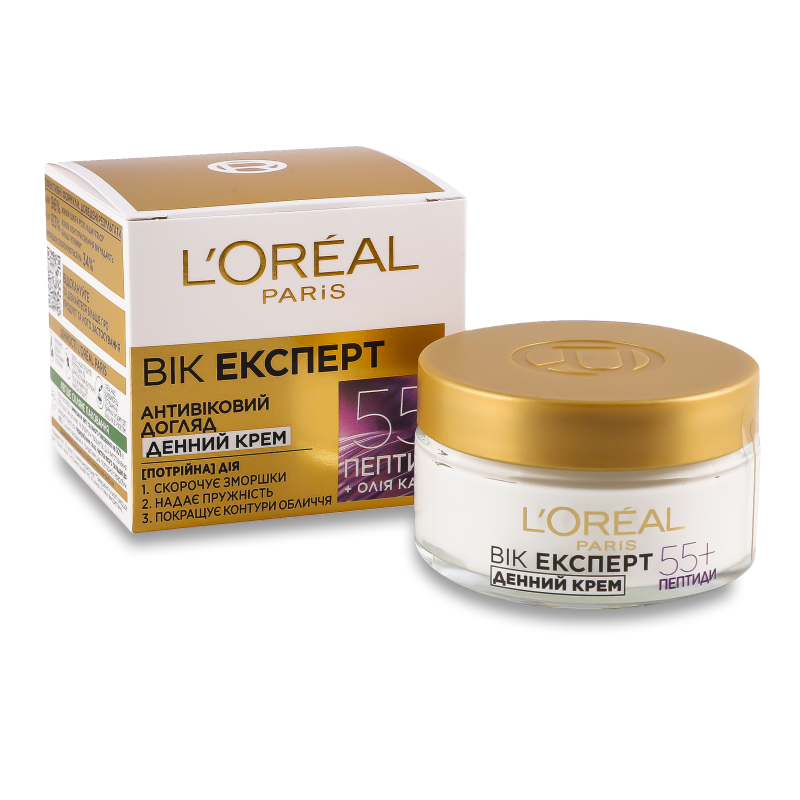 Крем д/обличчя Вік Експерт 55+ денний 50мл Лореаль