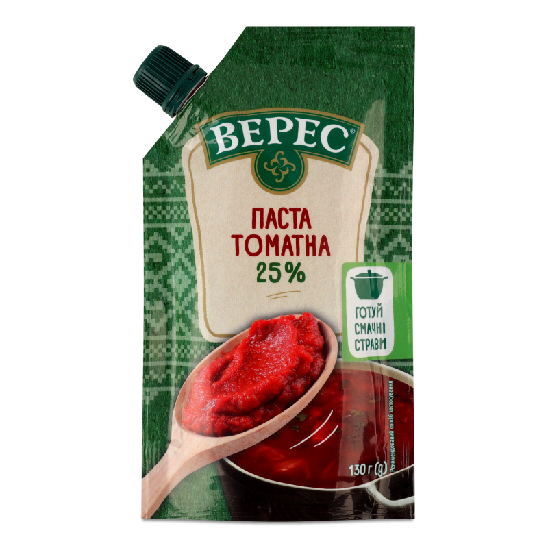 Паста томатна 25% 130г д/п Верес
