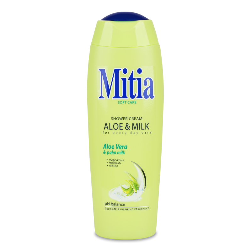 Крем д/душу Алое енд Мілк 400мл Мітія
