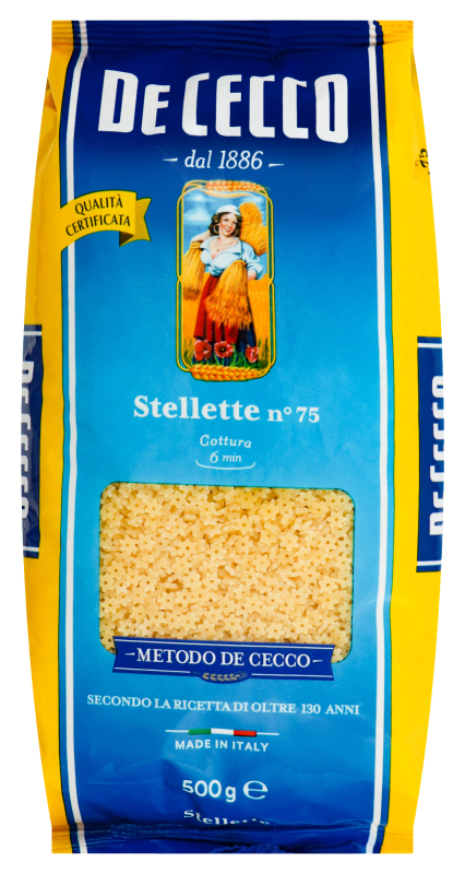 Вироби макаронні Stellette №75 De Cecco м/у