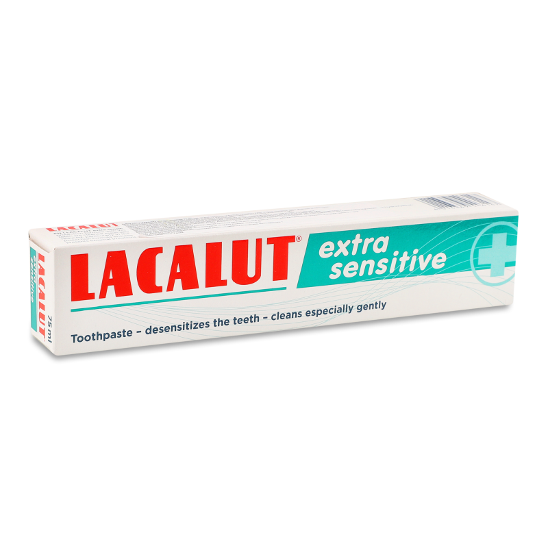 Паста зубна Extra Sensitive 75мл Lacalut