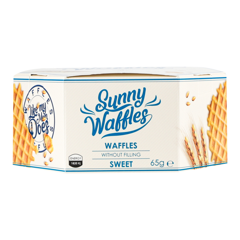 Вафлі солодкі без начинки Sunny waffles Truff Royal к/у