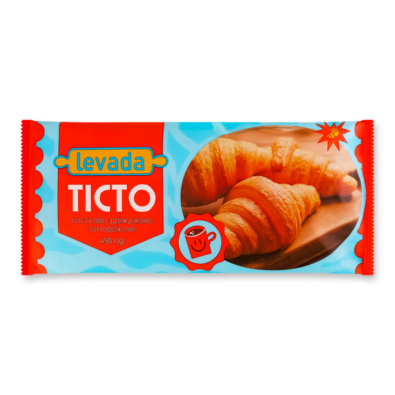 Тісто листково-дріжджове 450г Levada