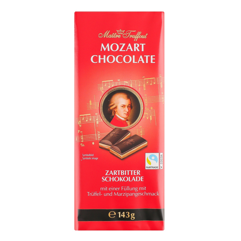Шоколад чорний Mozart Maitre Truffout м/у