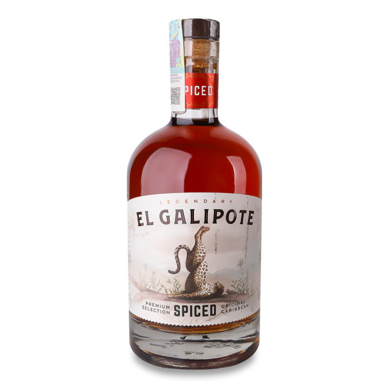 Напій на основі рому Spiced 35% 0,7л El Galipote