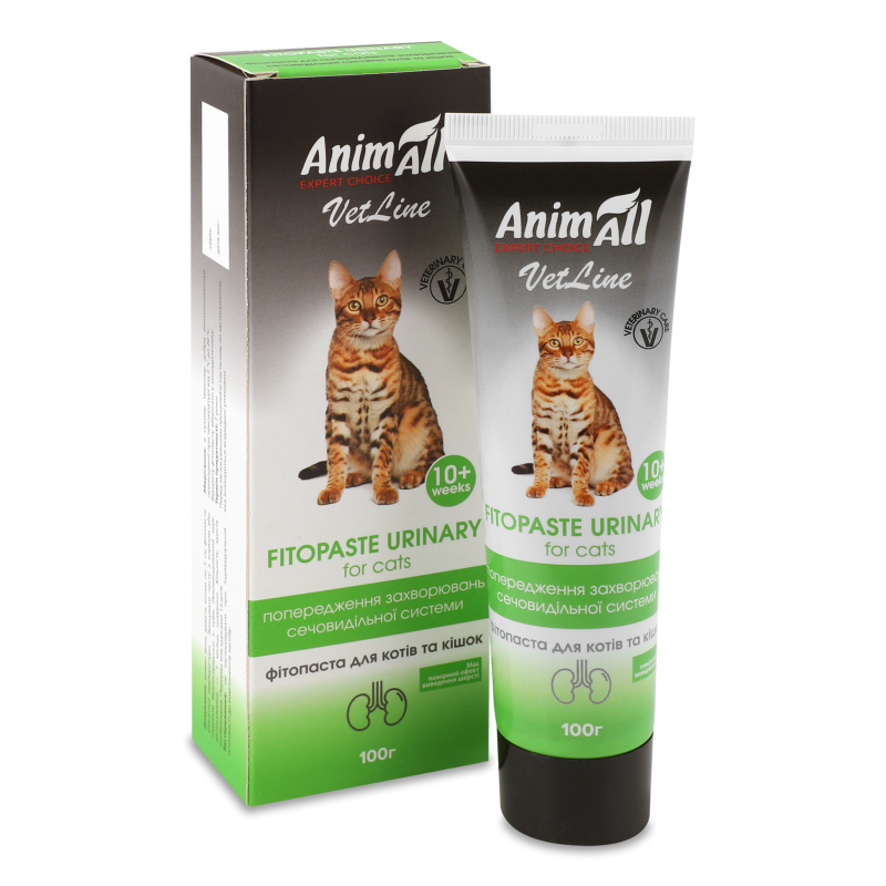 Фітопаста д/котів VetLine Урінарі 100г AnimAll