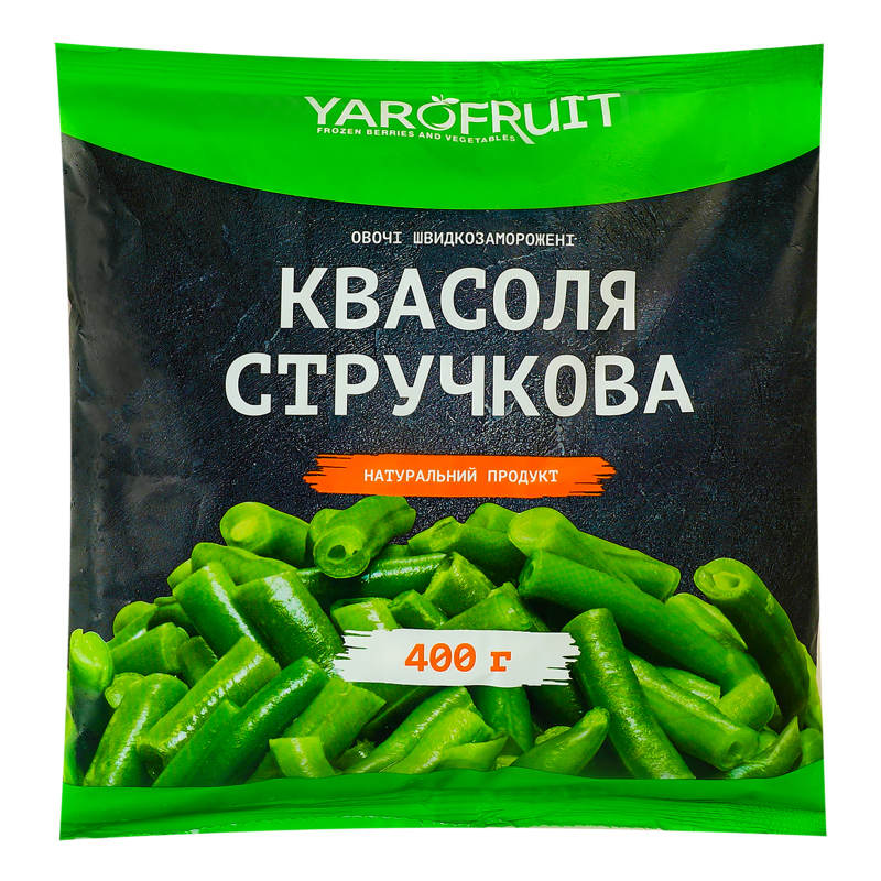 Квасоля стручкова швидкозаморожена Yarofruit м/у