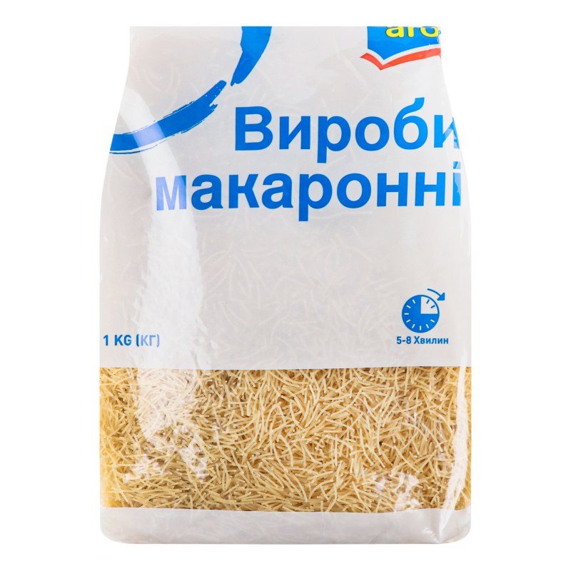 Вироби макаронні Вермішель коротка Aro м/у